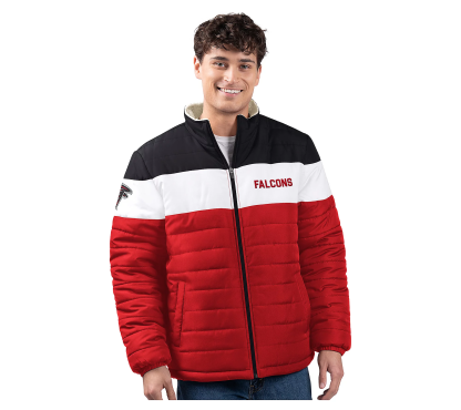 💝𝗪𝗶𝗻𝘁𝗲𝗿 𝗛𝗼𝘁 𝗦𝗮𝗹𝗲💝Buy more, save more✨NFL Men's Poly Filled Sherpa Lined Full Zip Jacket