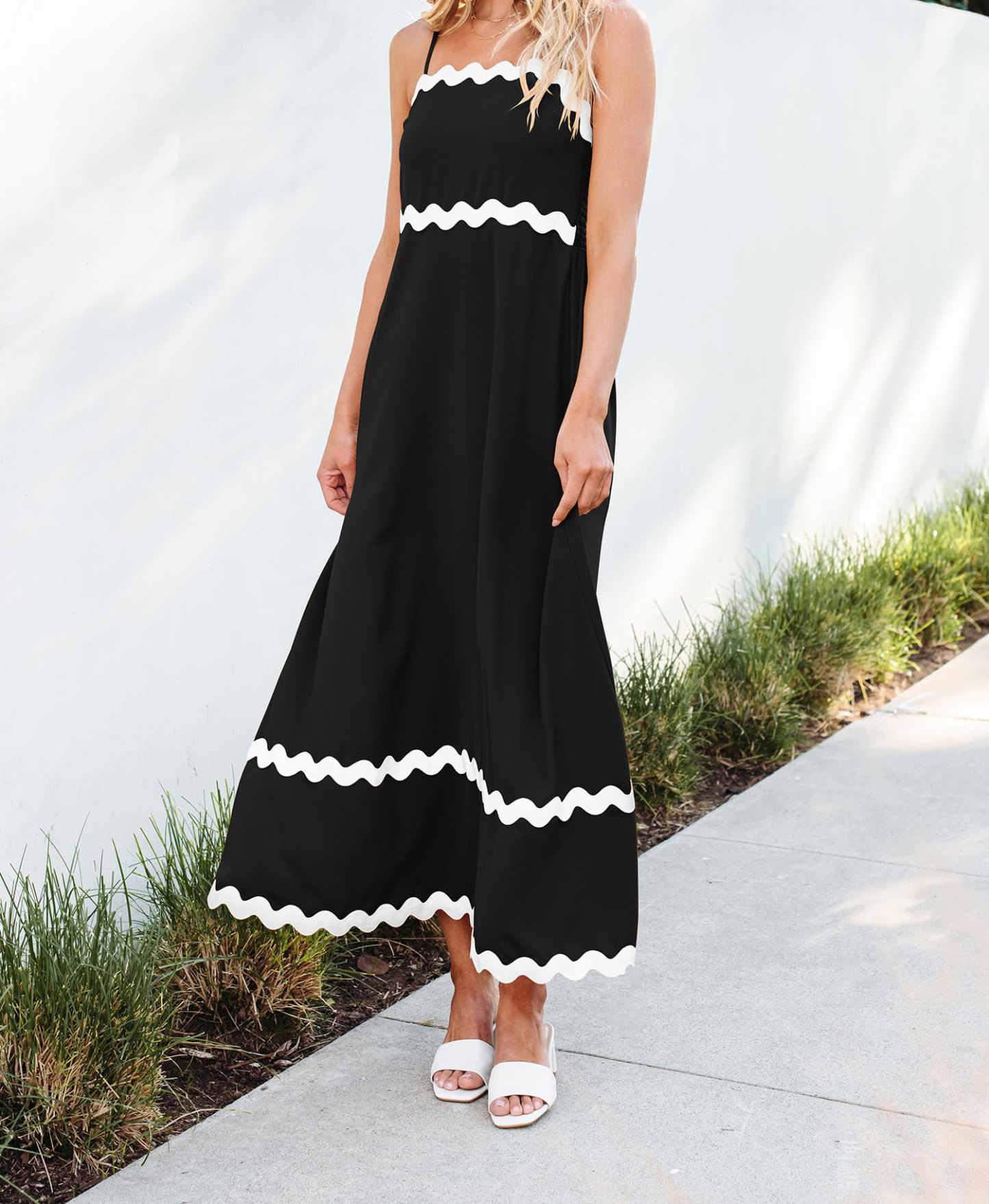 Women's Spaghetti Strap Sleeveless Summer Dress