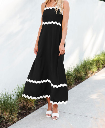 Women's Spaghetti Strap Sleeveless Summer Dress