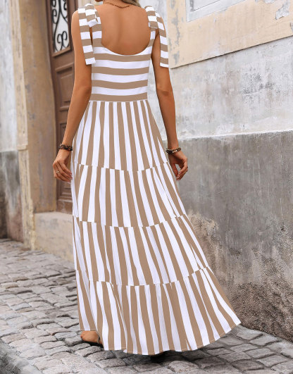 2024 Casual Sleeveless Spaghetti Strap Maxi Dress(Buy 2 Free Shipping)
