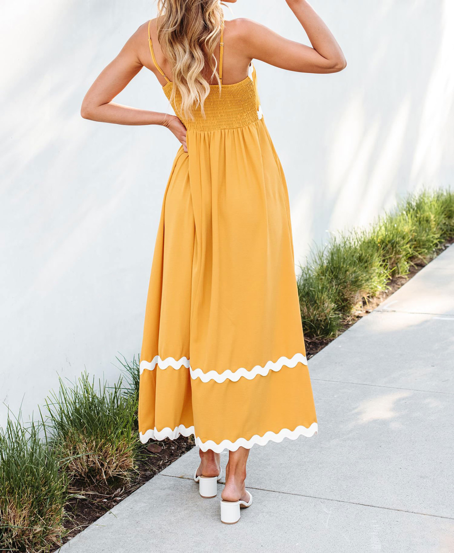Women's Spaghetti Strap Sleeveless Summer Dress