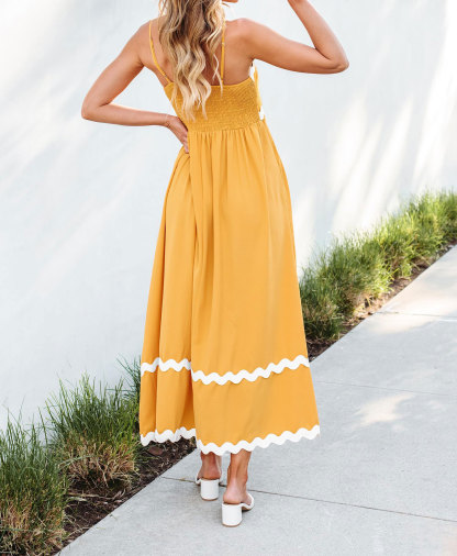 Women's Spaghetti Strap Sleeveless Summer Dress