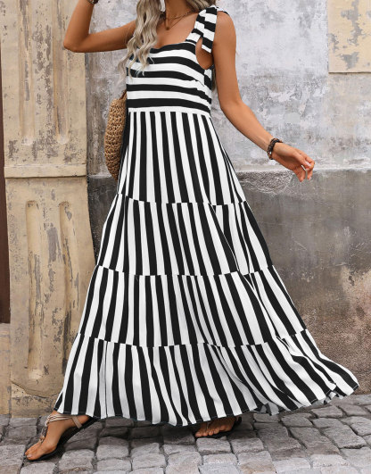 2024 Casual Sleeveless Spaghetti Strap Maxi Dress(Buy 2 Free Shipping)