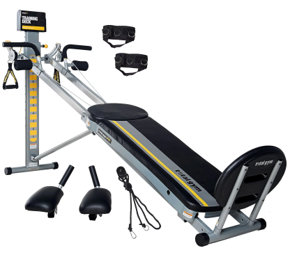 💝Thanksgiving limited time clearance，indoor folding Total Gym FIT,450-lb Weight Capacity