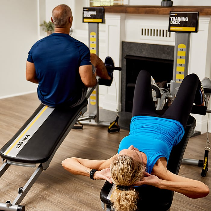 💝Thanksgiving limited time clearance，indoor folding Total Gym FIT,450-lb Weight Capacity