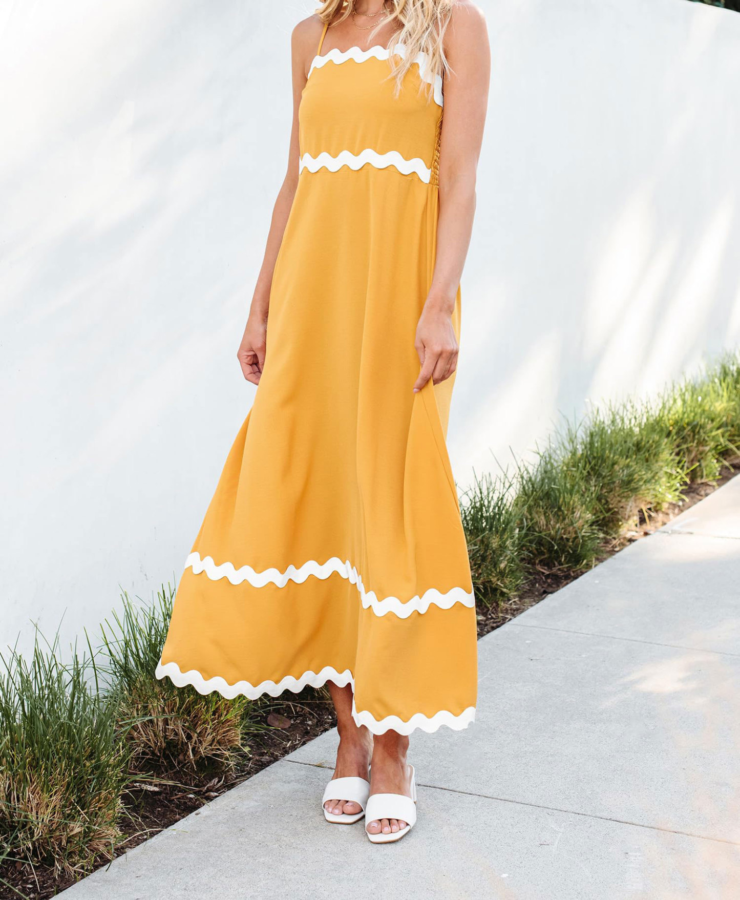 Women's Spaghetti Strap Sleeveless Summer Dress
