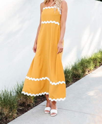 Women's Spaghetti Strap Sleeveless Summer Dress