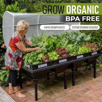 💝New Year Clearance, Buy 2 Get 2 Free 💝Large Raised Garden Bed with Garden Cover