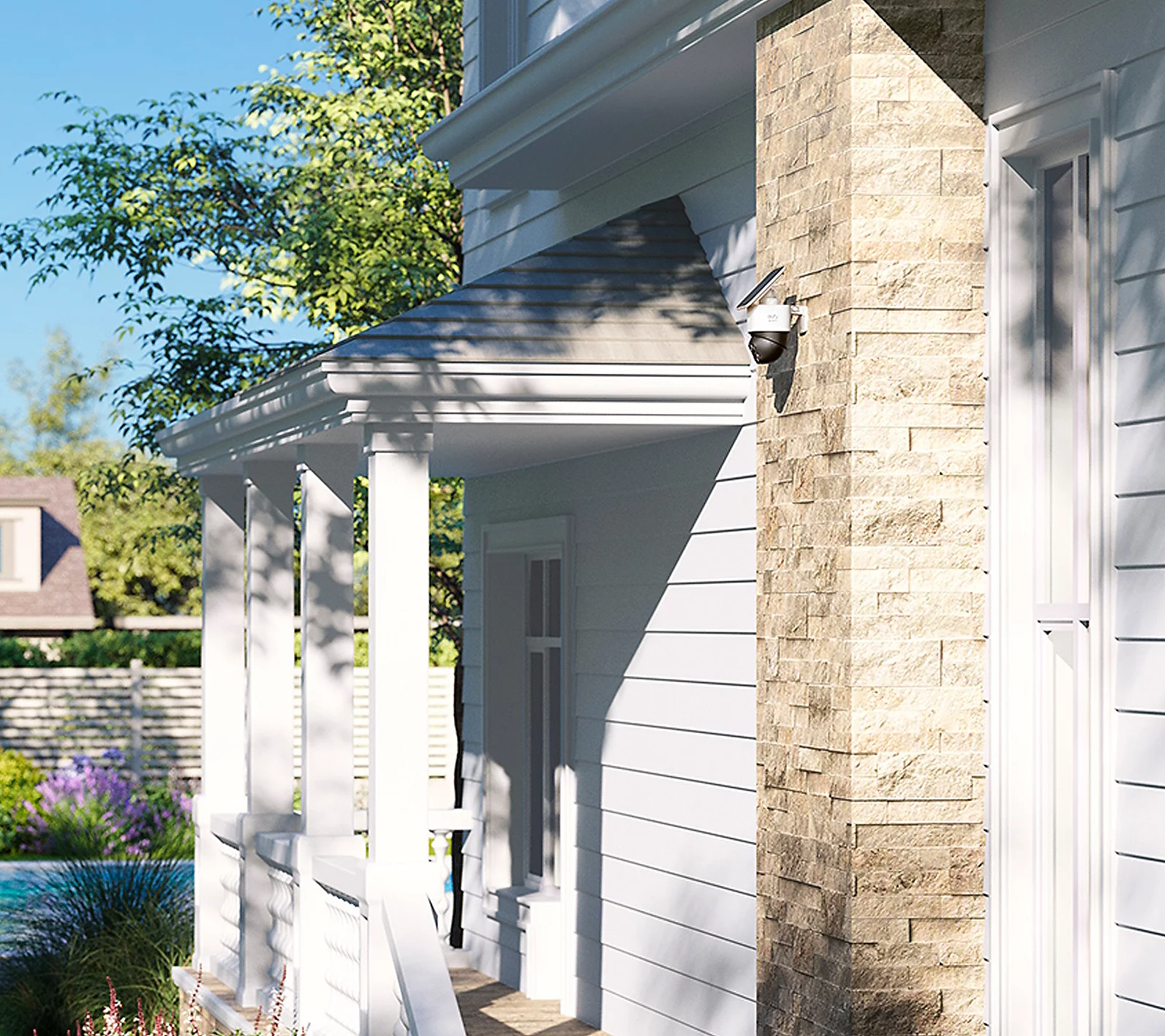 eufy outdoor safety Solocam with solar panel