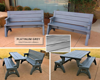 QVC Factory Clearance , Buy 2 Get 2 Free 💝Convert-A-Chair Gen II XL Chair-to-Table with Cup Holder
