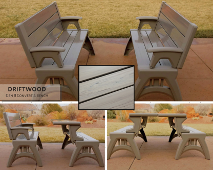QVC Factory Clearance , Buy 2 Get 2 Free 💝Convert-A-Chair Gen II XL Chair-to-Table with Cup Holder