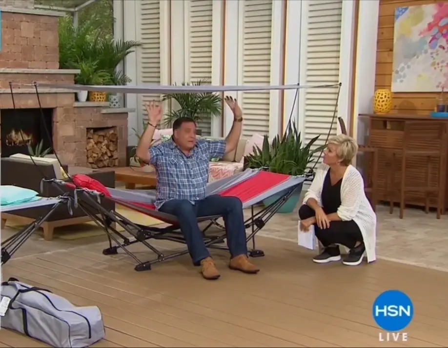 💝QVC -  Factory Outlet Shop, Buy 2 Get 2 Free✨Mac Sports Collapsible/Foldable Folding Hammock