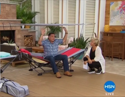 💝QVC -  Factory Outlet Shop, Buy 2 Get 2 Free✨Mac Sports Collapsible/Foldable Folding Hammock