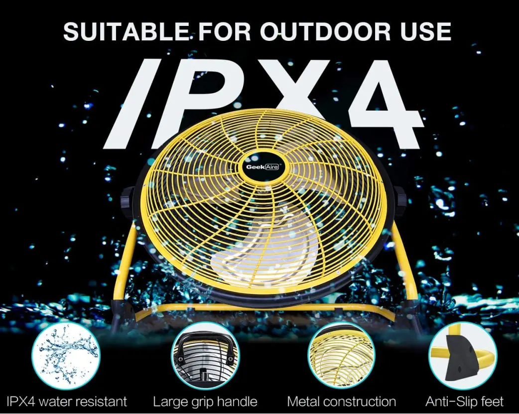💝Last Day For Clearance-Buy 2 Get 2 Free✨ Cordless 24 Hour Outdoor Fan （Rechargeable Floor Fan）