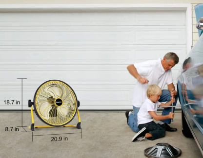 💝Last Day For Clearance-Buy 2 Get 2 Free✨ Cordless 24 Hour Outdoor Fan （Rechargeable Floor Fan）