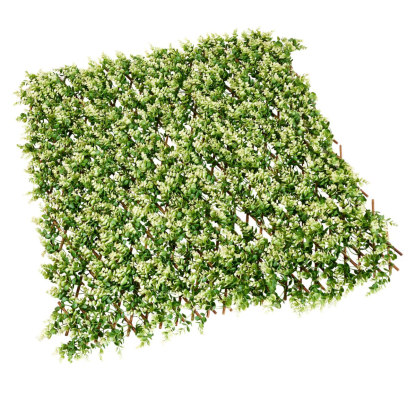 Improvements Floral Bloom Expandable Fence（Closed 50"H x 12"L; Fully expanded 24"H x 120"L）
