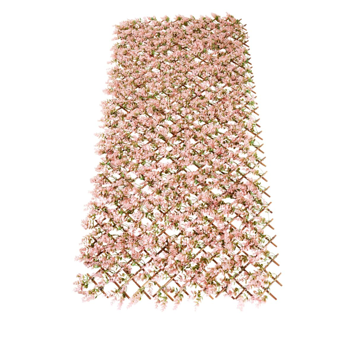 Improvements Floral Bloom Expandable Fence（Closed 50"H x 12"L; Fully expanded 24"H x 120"L）