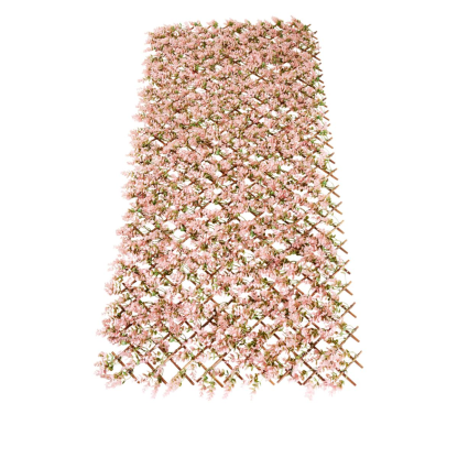 Improvements Floral Bloom Expandable Fence（Closed 50"H x 12"L; Fully expanded 24"H x 120"L）
