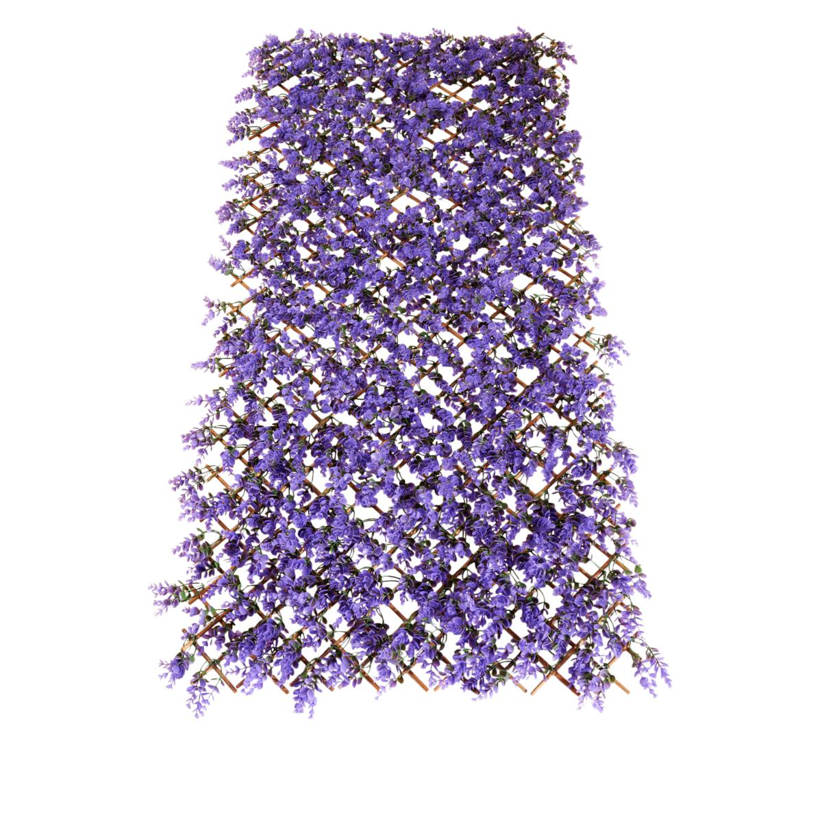 Improvements Floral Bloom Expandable Fence（Closed 50"H x 12"L; Fully expanded 24"H x 120"L）