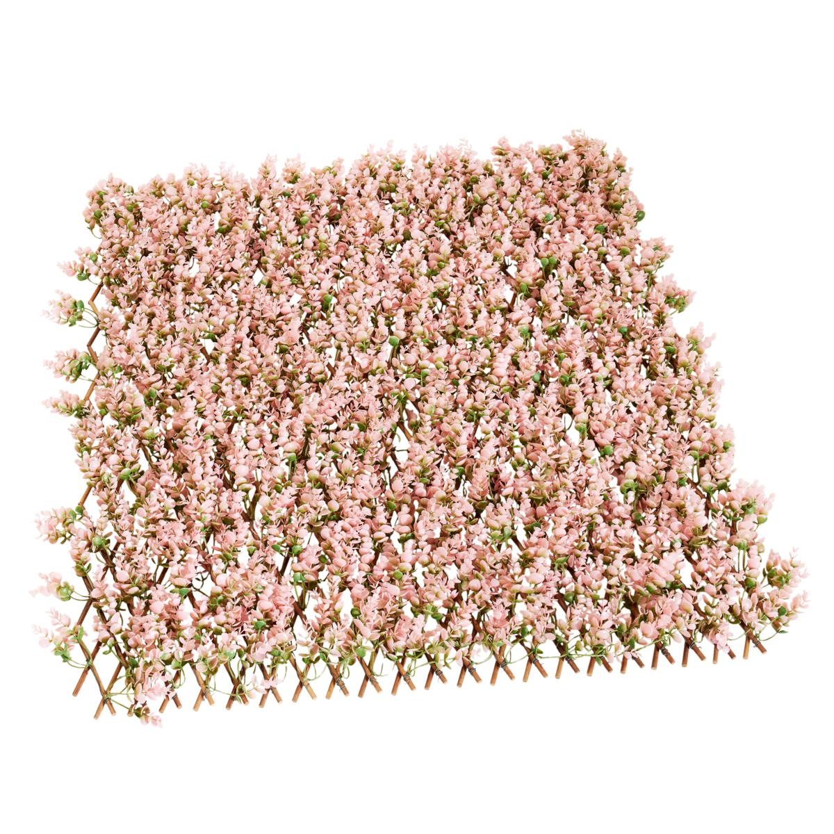 Improvements Floral Bloom Expandable Fence（Closed 50"H x 12"L; Fully expanded 24"H x 120"L）