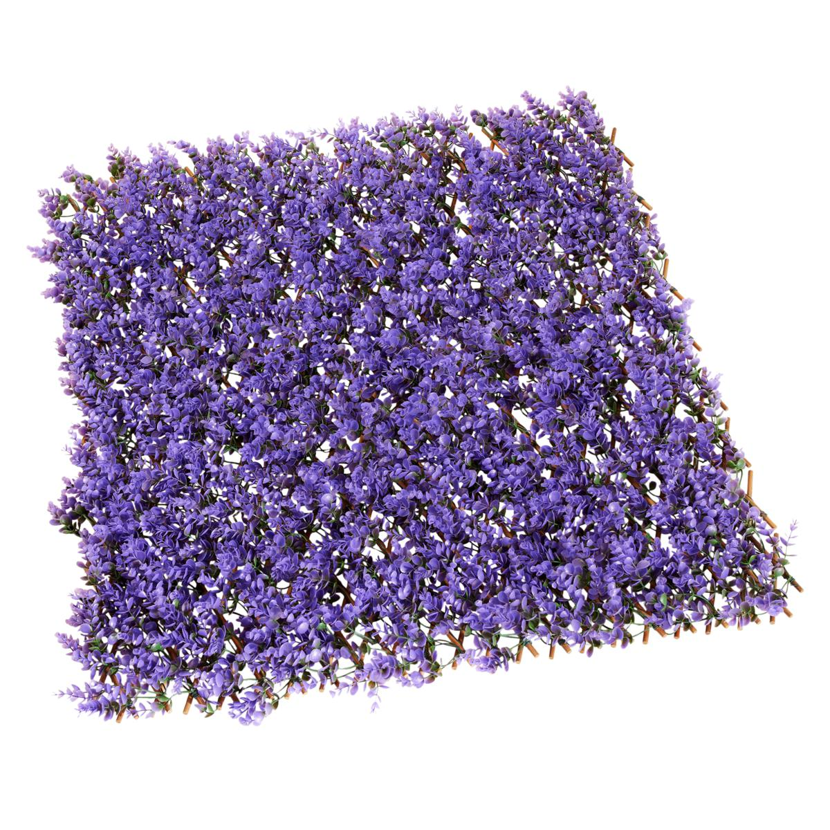 Improvements Floral Bloom Expandable Fence（Closed 50"H x 12"L; Fully expanded 24"H x 120"L）