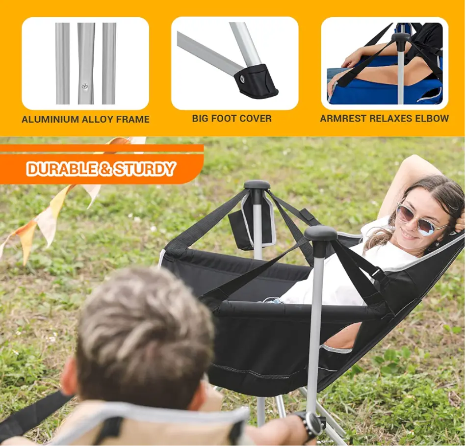 💝Last Day For Clearance , Buy 2 Get 2 Free💥KingCamp Hammock Camping Chair, 450-lb Weight Capacity