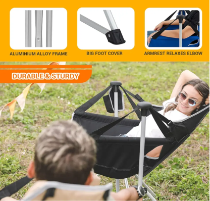 💝Last Day For Clearance , Buy 2 Get 2 Free💥KingCamp Hammock Camping Chair, 450-lb Weight Capacity