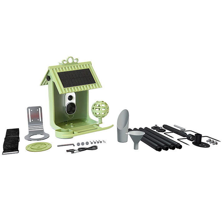 💝Buy 2 get the lowest-priced $20.00 USD off✨Hello Birdie Smart Bird Feeder with Solar Roof & Accessories