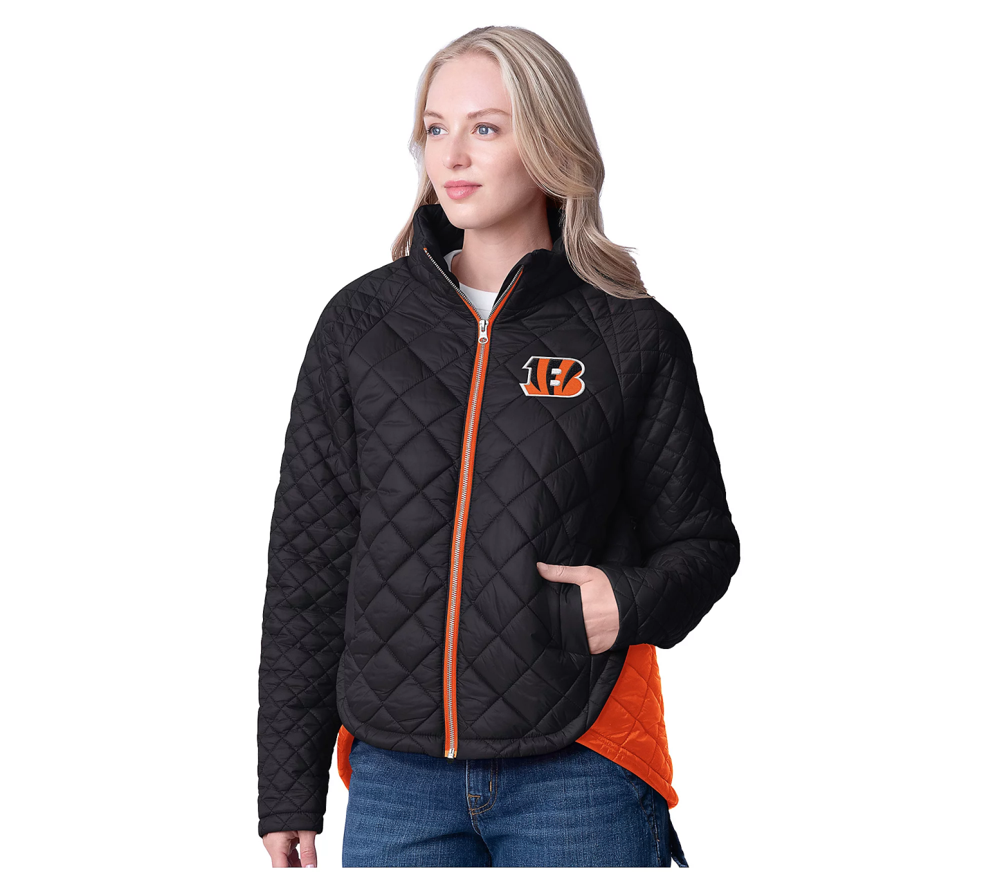 💝𝗪𝗶𝗻𝘁𝗲𝗿 𝗛𝗼𝘁 𝗦𝗮𝗹𝗲💝Buy more, save more✨NFL Women's Legendary Mixed Quilt Jacket