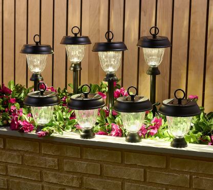 Soon to be sold out!!💝Buy 1 Get 1 Free✨Energizer 8-Pc 3-in-1 Solar Path Lights w/Color on Demand