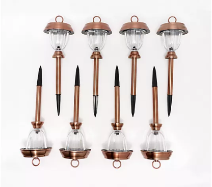 Soon to be sold out!!💝Buy 1 Get 1 Free✨Energizer 8-Pc 3-in-1 Solar Path Lights w/Color on Demand