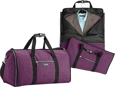 💝Last day to buy 2 and save 30% 💝Biaggi Hangeroo Two-In-One Garment Bag and Duffle