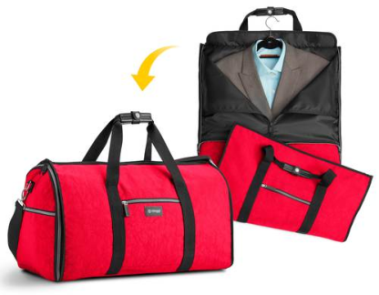 💝Last day to buy 2 and save 30% 💝Biaggi Hangeroo Two-In-One Garment Bag and Duffle