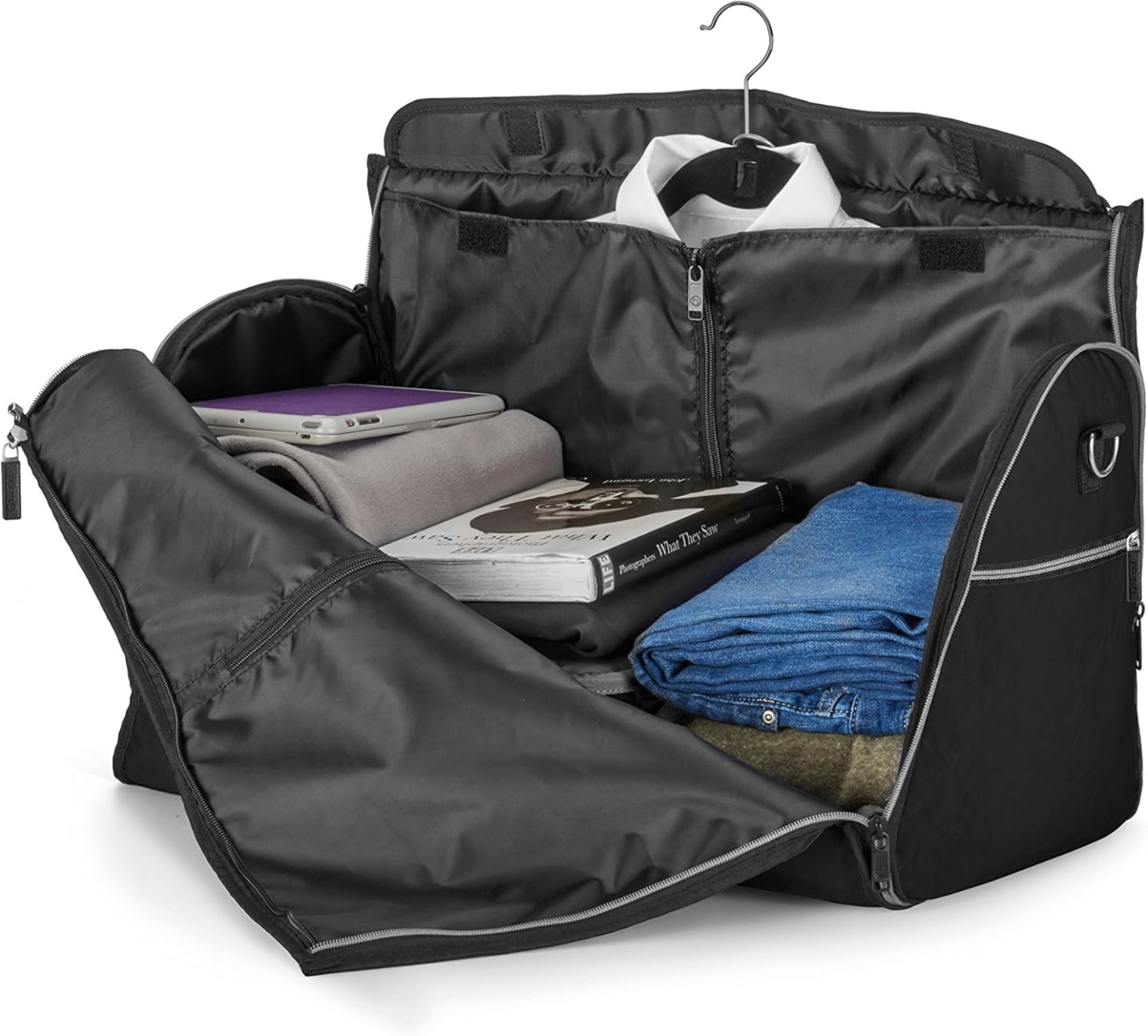 💝Last day to buy 2 and save 30% 💝Biaggi Hangeroo Two-In-One Garment Bag and Duffle