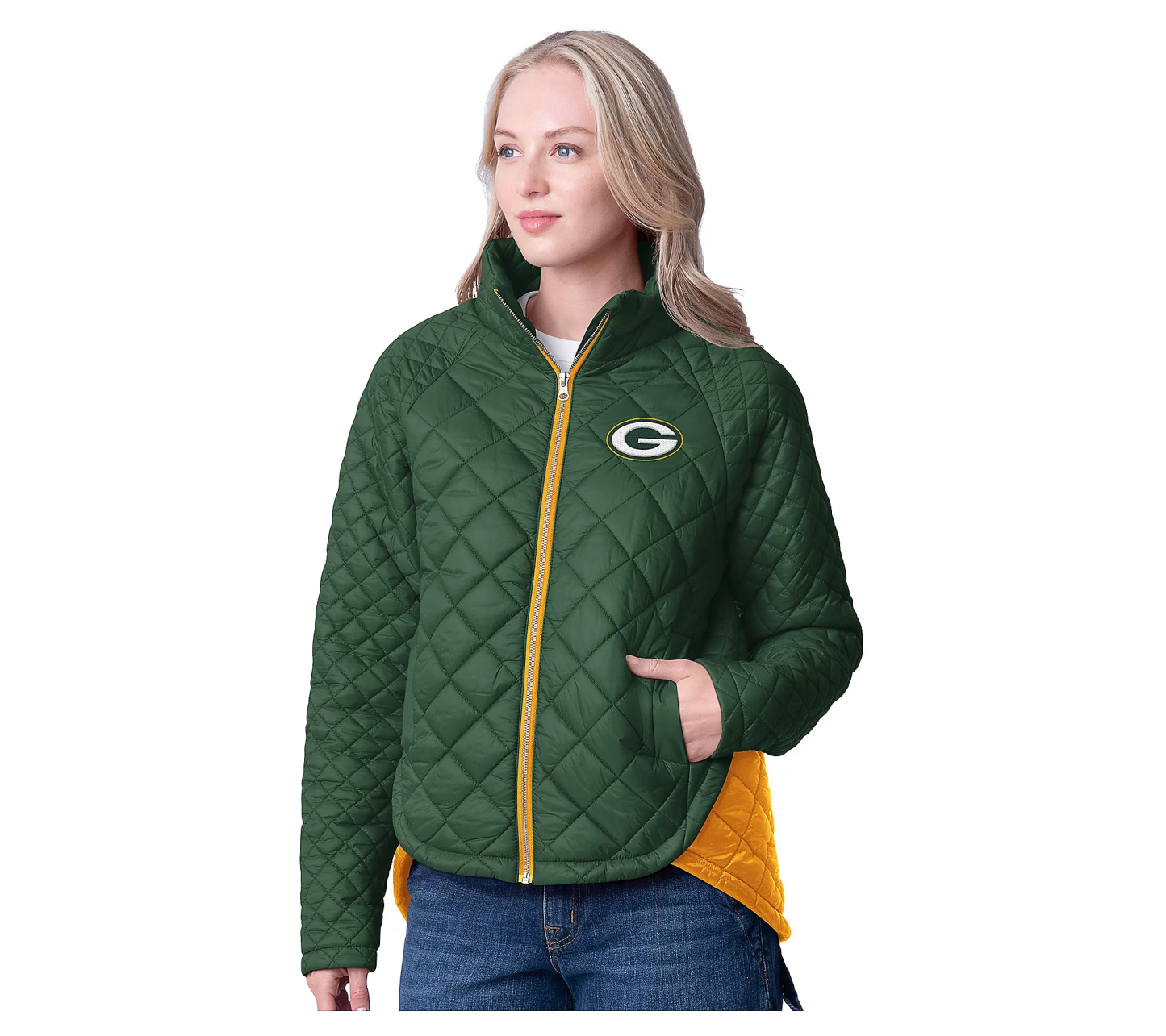 💝𝗪𝗶𝗻𝘁𝗲𝗿 𝗛𝗼𝘁 𝗦𝗮𝗹𝗲💝Buy more, save more✨NFL Women's Legendary Mixed Quilt Jacket