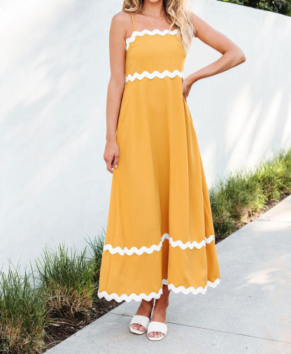 Women's Spaghetti Strap Sleeveless Summer Dress