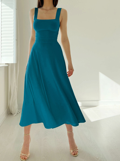 2023 Women's Thick Straps Reversible Midi Dress（Buy 2 Free Shipping）-Pink Laura