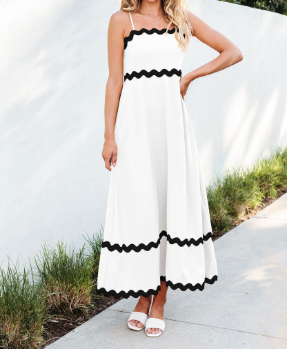 Women's Spaghetti Strap Sleeveless Summer Dress