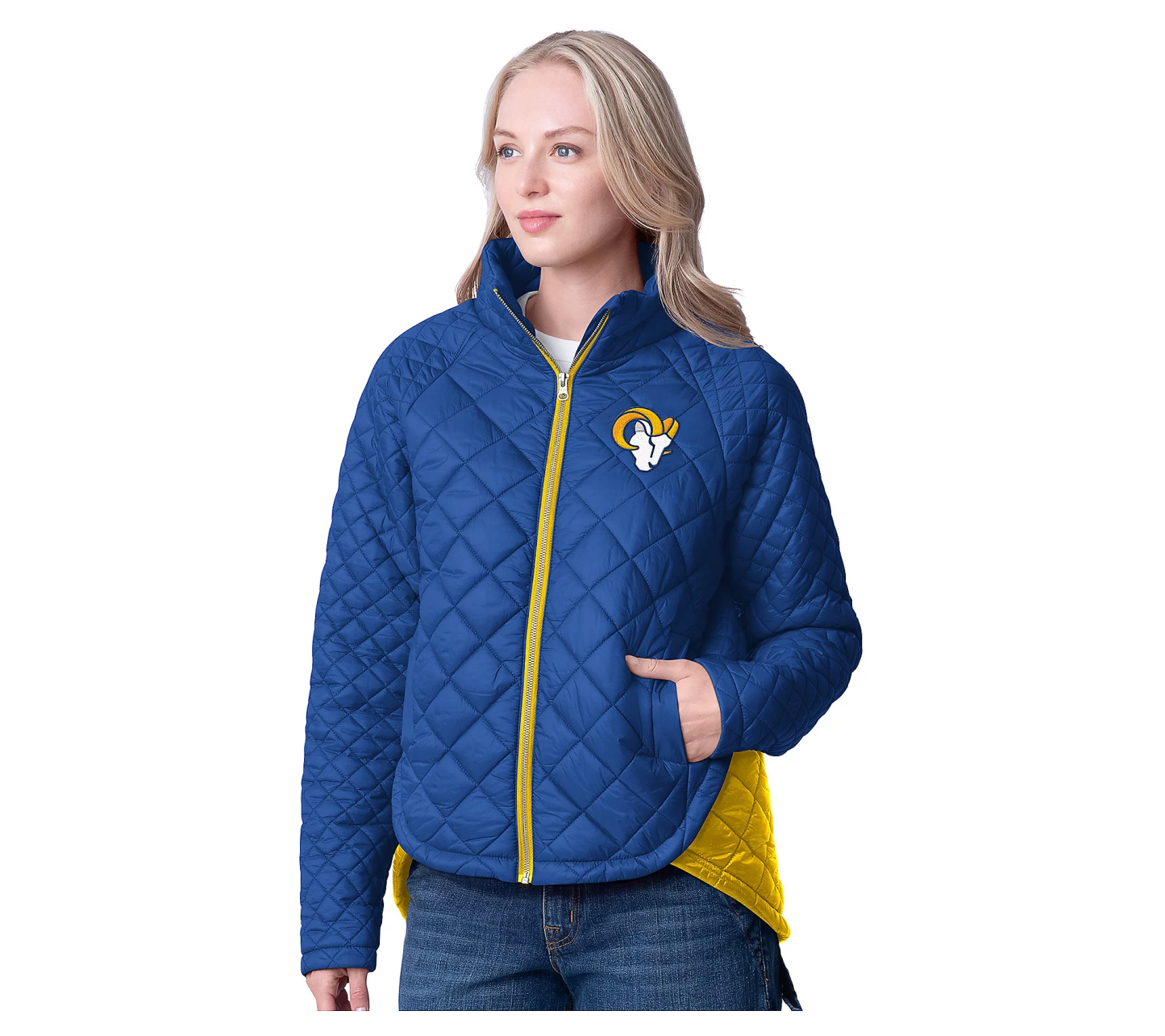 💝𝗪𝗶𝗻𝘁𝗲𝗿 𝗛𝗼𝘁 𝗦𝗮𝗹𝗲💝Buy more, save more✨NFL Women's Legendary Mixed Quilt Jacket