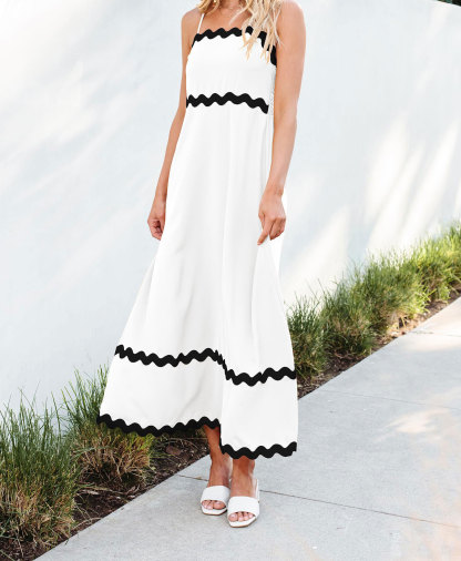 Women's Spaghetti Strap Sleeveless Summer Dress