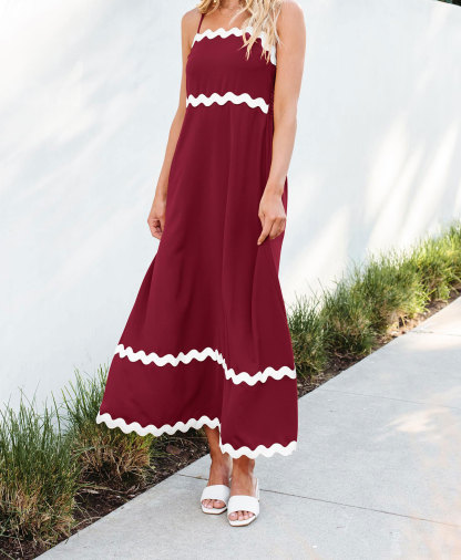Women's Spaghetti Strap Sleeveless Summer Dress