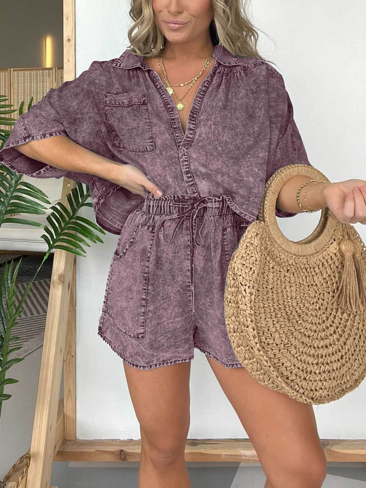 📣NEW IN🔥-Washed Denim Tencel Set🎀 (Buy 2 Free Shipping)