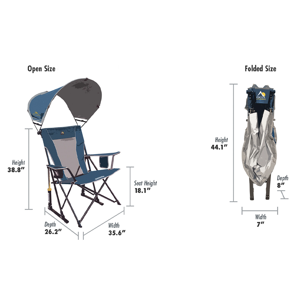 💝Summer special offer 💝Buy 2 Get 2 Free ✨ Outdoor SunShade Comfort Pro Rocker Chair