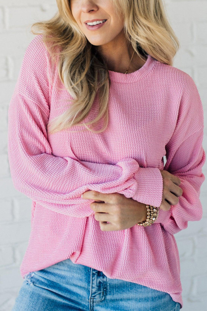 Faye Cord Ribbed Pullover