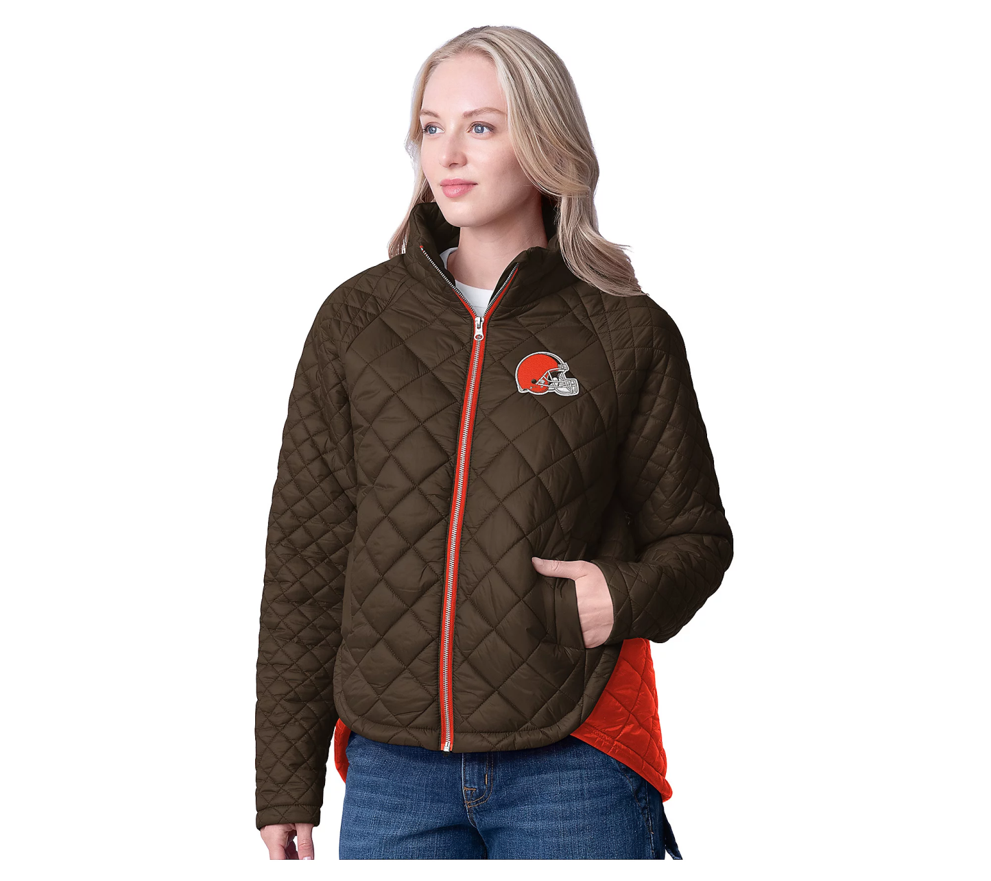 💝𝗪𝗶𝗻𝘁𝗲𝗿 𝗛𝗼𝘁 𝗦𝗮𝗹𝗲💝Buy more, save more✨NFL Women's Legendary Mixed Quilt Jacket