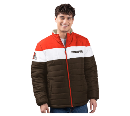 💝𝗪𝗶𝗻𝘁𝗲𝗿 𝗛𝗼𝘁 𝗦𝗮𝗹𝗲💝Buy more, save more✨NFL Men's Poly Filled Sherpa Lined Full Zip Jacket