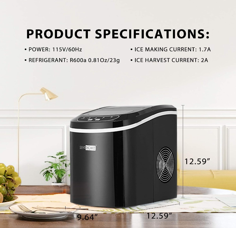 💝HSN-💥Last Day Buy 2 Save 30%✨Countertop Ice Maker