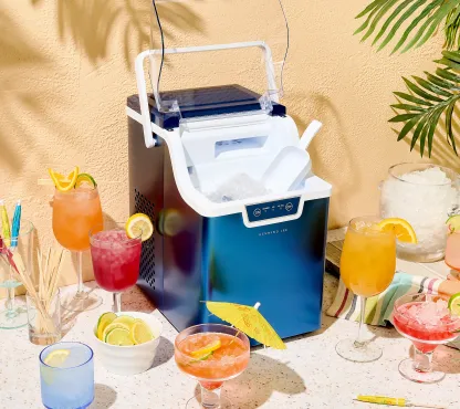 Soon to be sold out!!💝Last Day For Clearance, Buy 2 get 30% off✨Henning Lee 27-lb 5 Minute Nugget Ice Maker w/ Scoop
