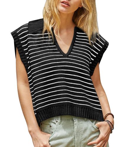 2024 Summer Women's V-Neck Sleeveless Sweater✨BUY 2 FREE SHIPPING