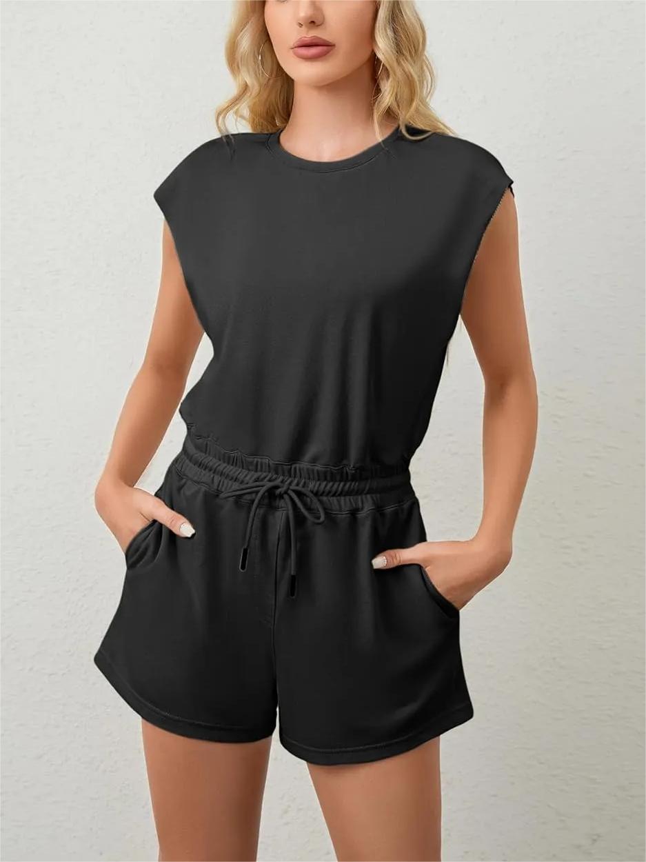 Women's Casual Sleeveless Backless Jumpsuit with Pockets✨Buy 2 Free Shipping
